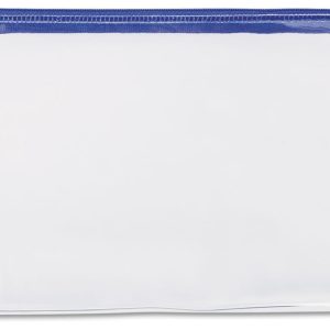Unv Zipper Wallet Clear Blue
