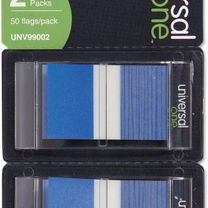 Unv Tape Flag Blue 100/Pk