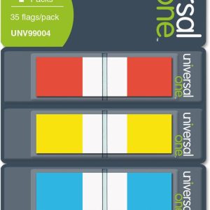 Unv Tape Flag Assorted 140/Pk