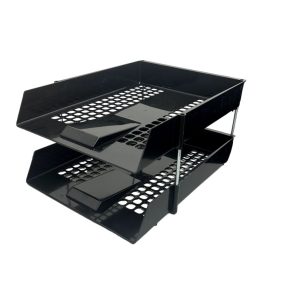 Letter Tray Plastic Black