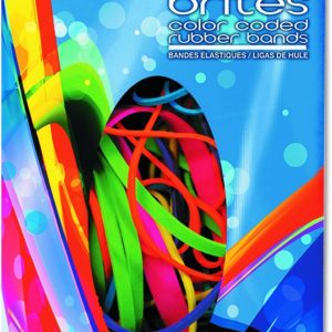 Alliance Rubber Bands Brites Asst Sizes