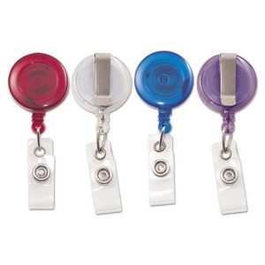 Advantus Lanyard Badge Reel Assort