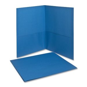 Oxford Twin Pocket Folder 8.5x11 Lt Blue
