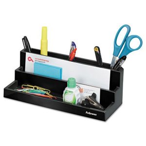 Fellowes Desktop Organizer 7 Compartment Black
