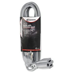 Innovera Extension Cord 9Ft Gray