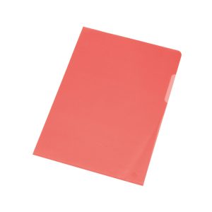 Q Connect Cut Flush Folder Red