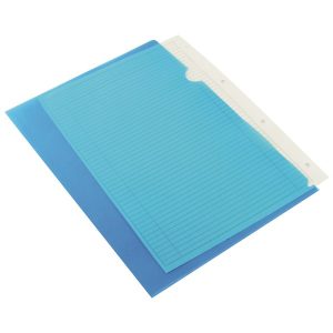 Q Connect Cut Flush Folder Blue