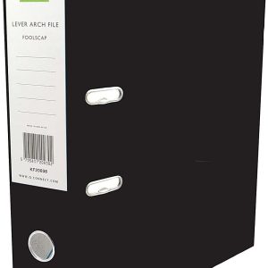 Q Connect Lever Arch File F/Cap Black