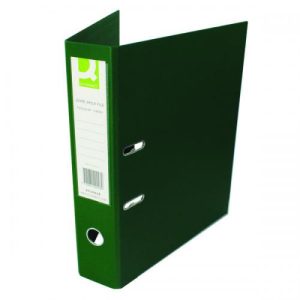 Q Connect Lever Arch File F/Cap Green