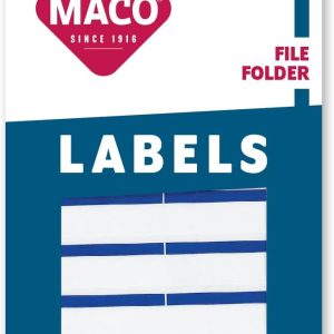 Maco File Folder Labels Dk Blue Pk/248