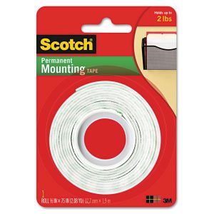 Scotch Mounting Tape 1/2" x 75 "