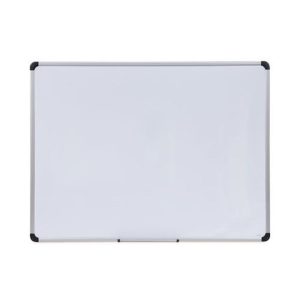 Unv White Dry Erase Magnet Board 48x36