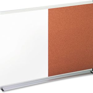 Unv White Dry Erase/Cork Board 36x24