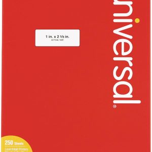 Unv Laser/Inkjet Labels 1x2 5/8