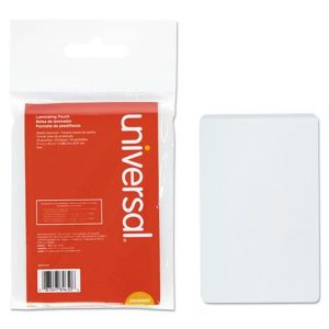 Unv Laminating Pouch Wallet Size 25/Pk