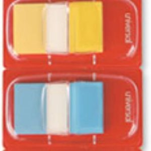 Unv Tape Flags Assorted Flourescent