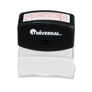 Unv Message Stamp - Posted (Red)