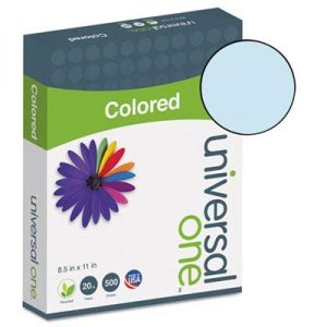 Unv Copy Paper 8 1/2 x 11 Blue