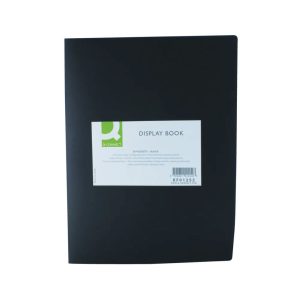 Q Connect Display Book 20 Poc A4 Black