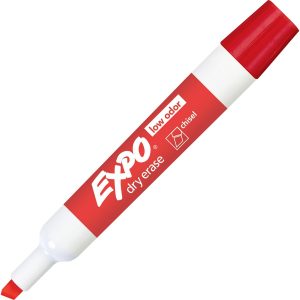 Expo Dry Erase L/Odor Marker Red..