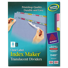 Ave Index Maker  Indexes 8Tab Col 8.5x11