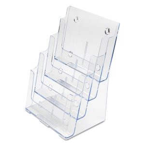Deflecto Literature Rack 4 Poc