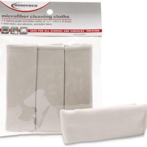 Innovera Computer Cleaning Cloths Gray