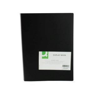 Q Connect Display Book 40 Poc A4 Black