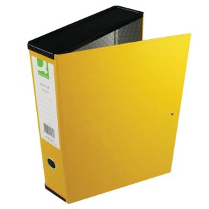 Q Conect Box File Yellow F/Cap