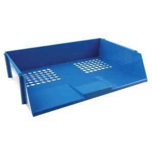 Q Connect Wide Entry Tray Blue