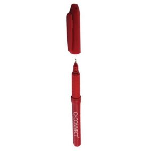 Q Connect Fine Liner Pen 0.4 Red