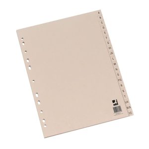 Q Connect Indexes A-Z A4 Buff