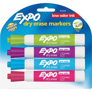 Expo Dry Erase L/Odor Marker 4 Set