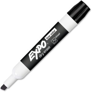 Expo Dry Erase L/Odor Marker Black