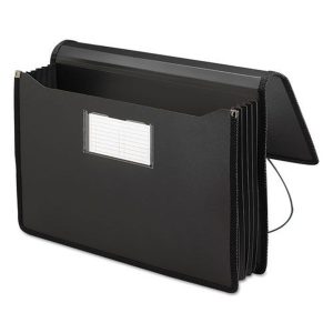 Smead Premium Wallet Black Legal Size