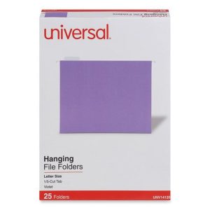 Unv Hanging Folder Letter Voilet