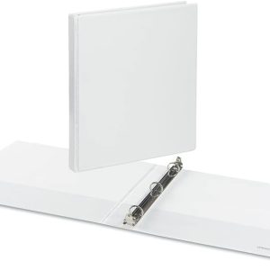 Unv Deluxe 3(O) Ring View Binder 1 Wht
