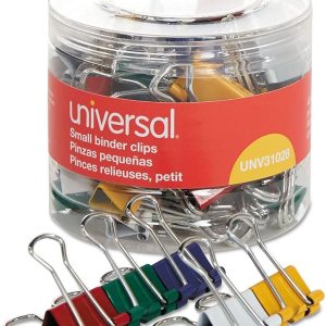 Unv Binder Clips Small Assorted