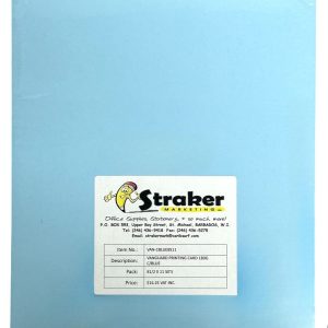 Vanguard Printing Card 180g C/Blue 8.5x11 Pk/50